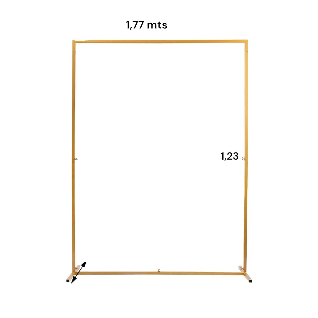 BASE CUADRO CHICO 1.77 MTS ALTO X 1.23
