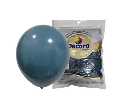 DECORO   VERDE OCÉANO 12"X100 PZA HIGH FASHION 2.8 GR