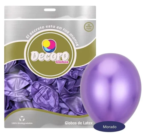 DECORO   CHROME J7 - MORADO 12"X50 PZAS