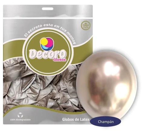 DECORO   CHROME J8 - CHAMPAGNE 12"X50 PZAS