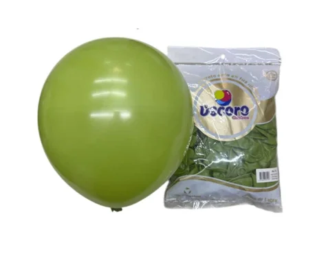 DECORO   VERDE HOJA 12"X100 PZA HIGH FASHION 2.8 GR