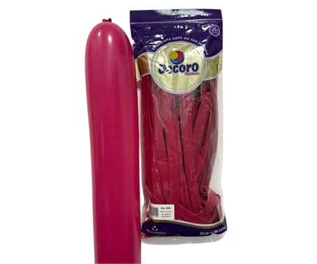  DECORO GLOBOS MAGENTA 360"X50 PZAS 