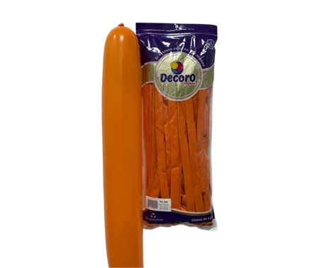  DECORO GLOBOS NARANJA 360"X50 PZAS
