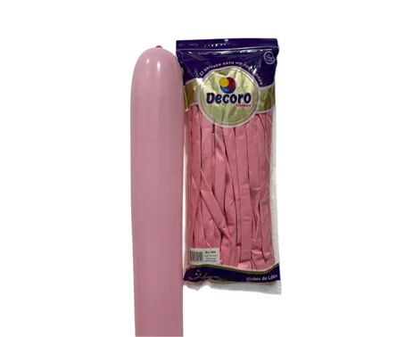  DECORO GLOBOS ROSA BEBE 360"X50 PZAS 