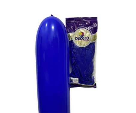  DECORO GLOBOS AZUL ELECTRICO 660"X25 PZAS