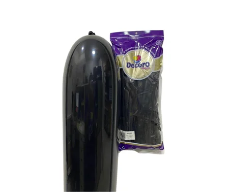  DECORO GLOBOS NEGRO 660"X25 PZAS