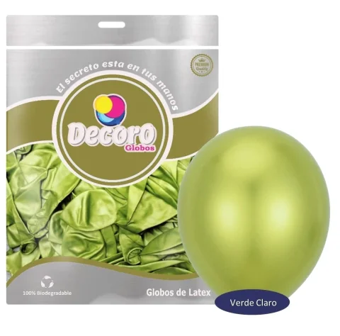 DECORO   CHROME J13 - VERDE CLARO 18"X25 PZAS