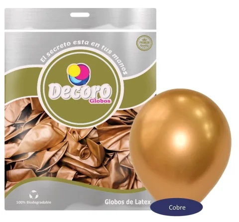DECORO   CHROME J9 - COBRE 18"X25 PZAS