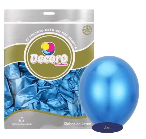 DECORO   CHROME J19 - AZUL OSCURO 18"X25 PZAS