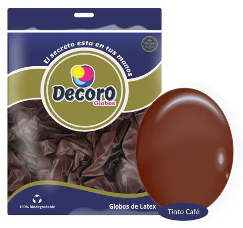 DECORO  F5-TINTO CAFE 5"X100 PZAS