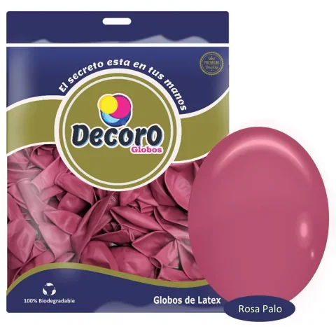 DECORO  F14-ROSA PALO 18"X25 PZAS