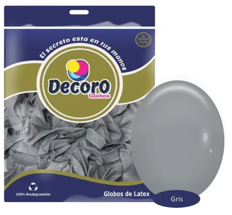 DECORO  F16-GRIS 5"X100 PZAS