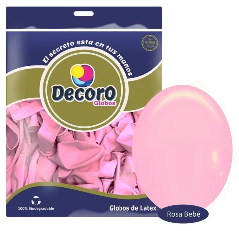 DECORO  M4 - ROSA BEBE 5"X100 PZAS