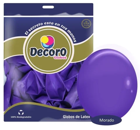DECORO  Y7 - MORADO 18"X25 PZAS