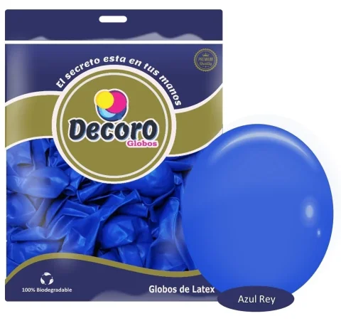DECORO Y3 - AZUL REY 36"X3 PZAS