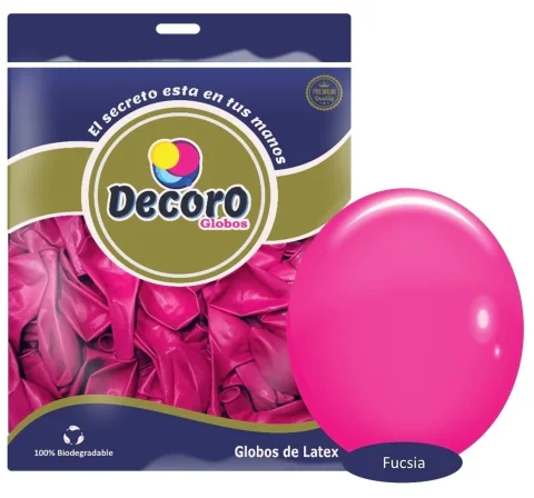 DECORO Y9-FUCSIA 5"X100 PZAS