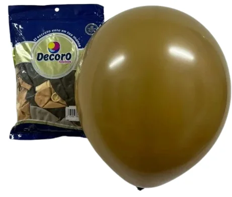  DECORO GLOBOS 12"X100 PZAS VAQUERO