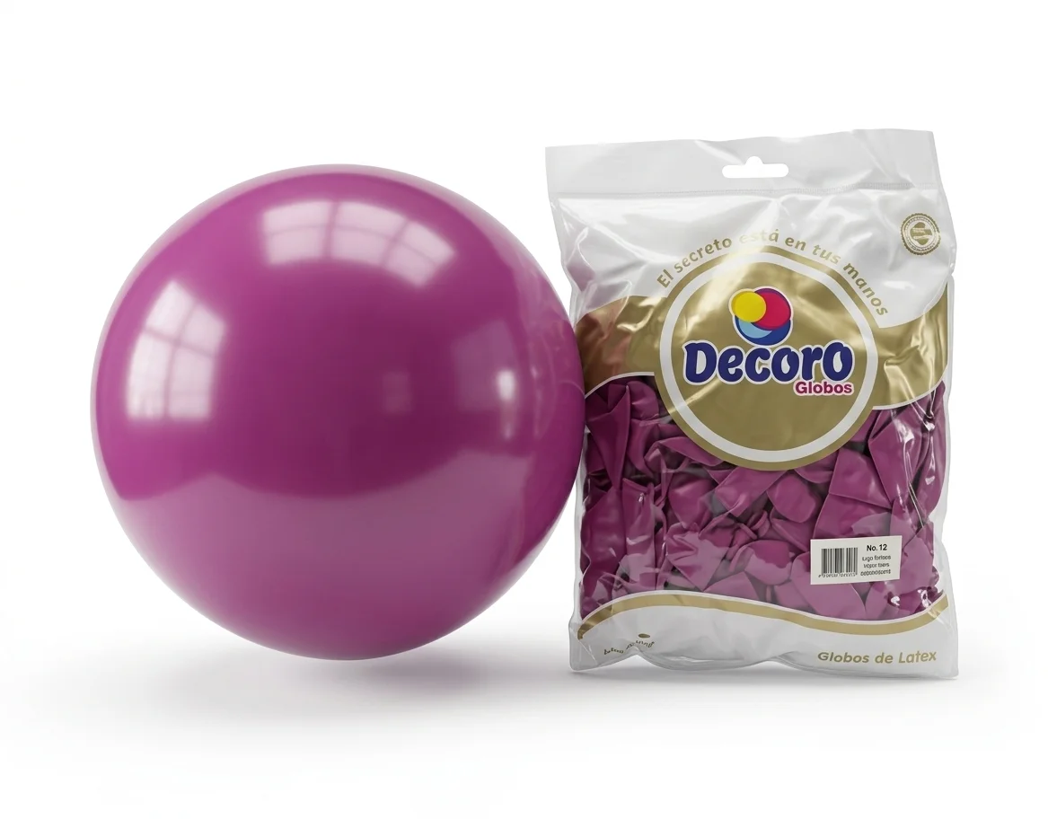 BOLSA RETRO MAGENTA 12"X100 PZA HIGH FASHION 2.8 GR