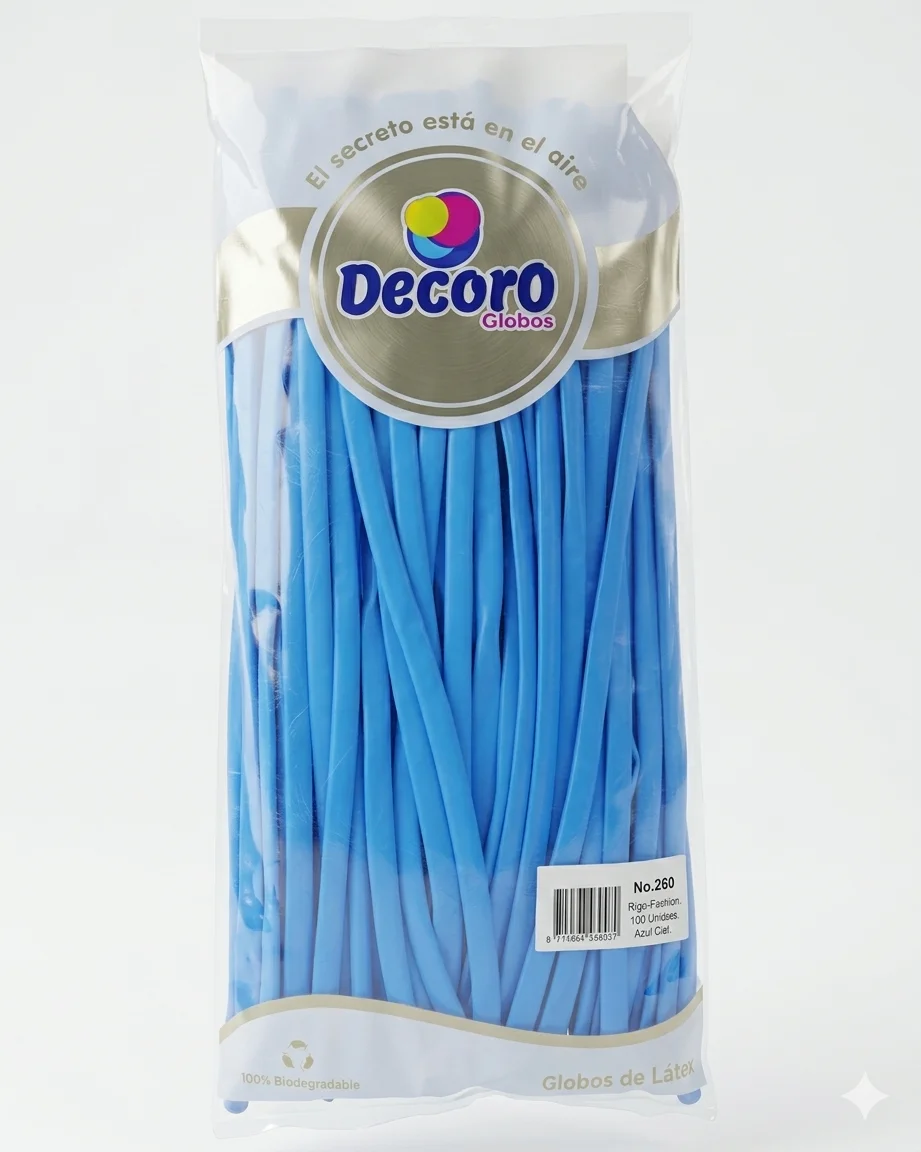 DECORO AZUL CIELO 260"X100 PZAS HIGH FASHION