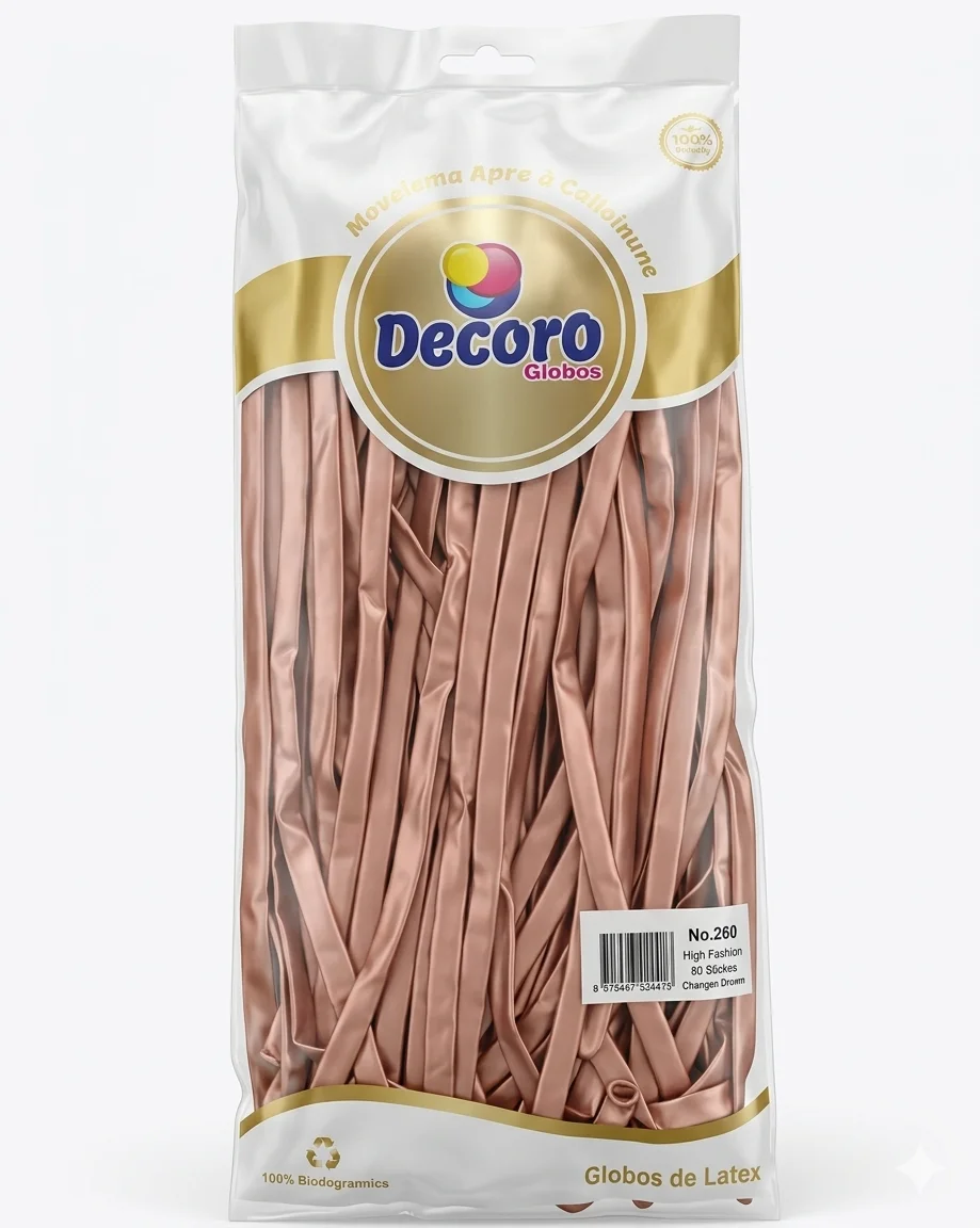 DECORO CHROME ROSA GOLD 260"X50 PZAS HIGH FASHION