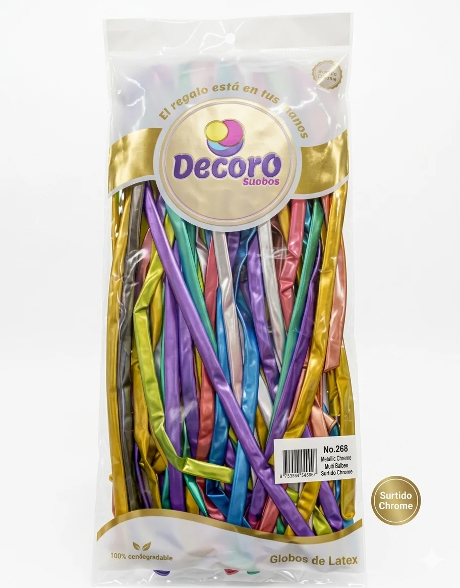 DECORO CHROME SURTIDO 260"X50 PZAS HIGH FASHION