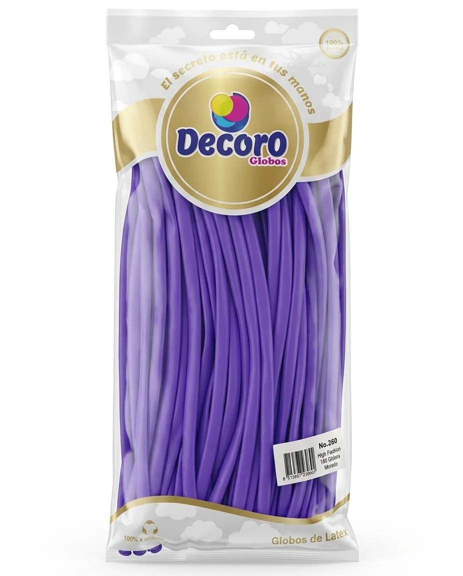 DECORO MORADO 260"X100 PZAS HIGH FASHION