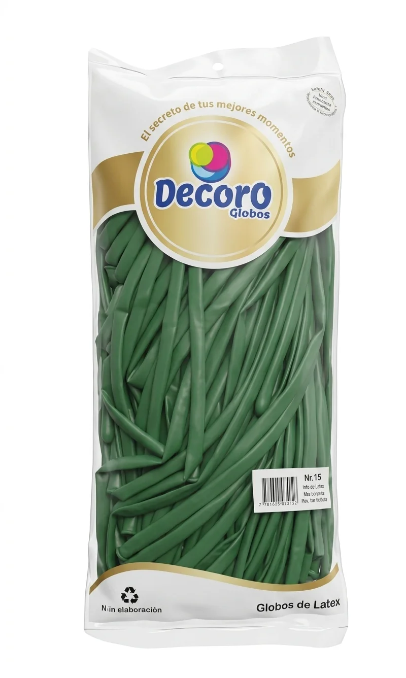 DECORO RETRO VERDE OSCURO 260"X100 PZAS HIGH FASHION