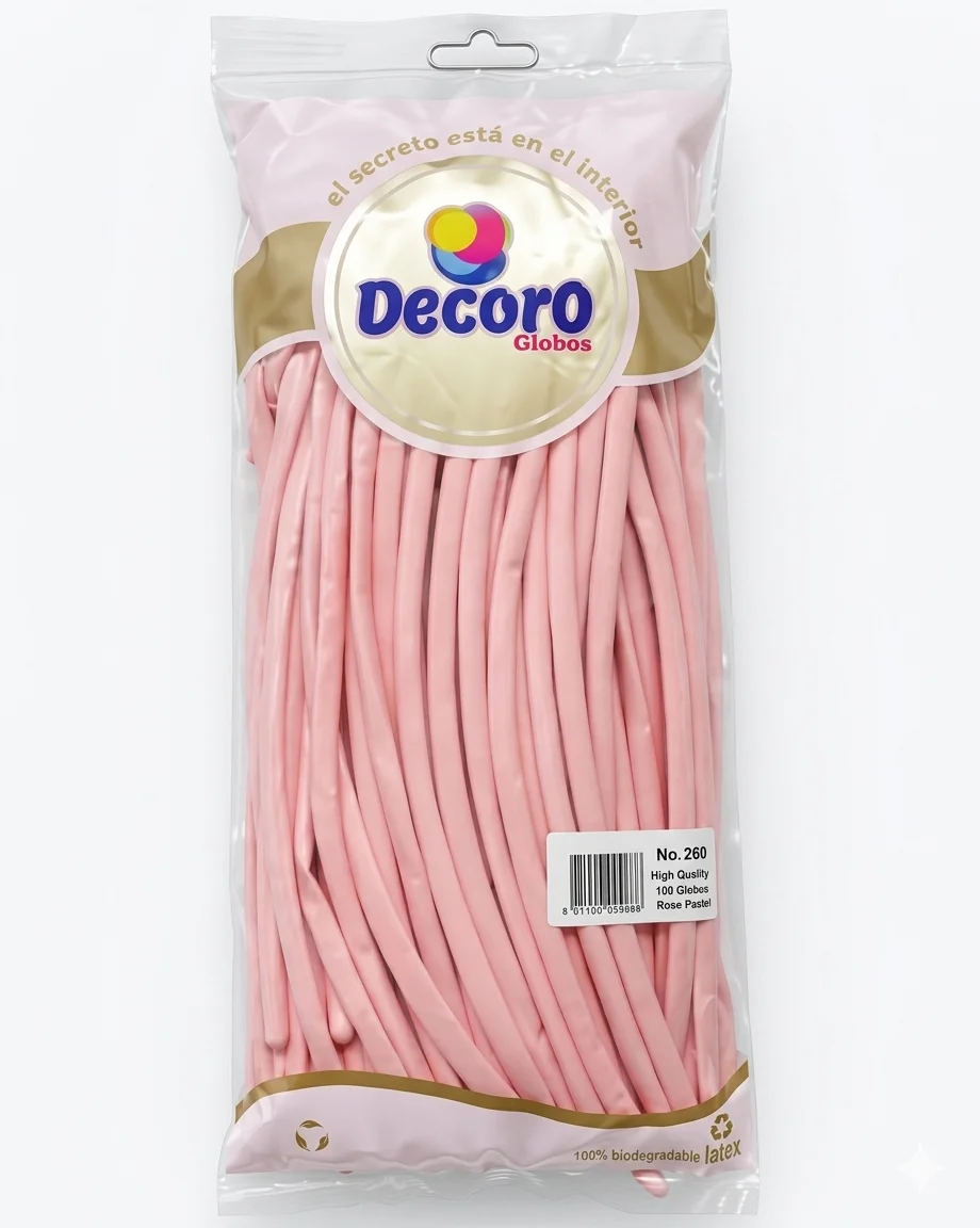 DECORO ROSA PIEL 260"X100 PZAS HIGH FASHION