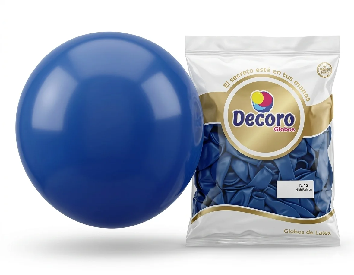 DECORO   AZUL MEZCLILLA 12"X50 PZA HIGH FASHION 3.2G