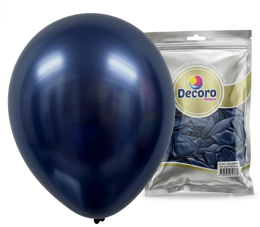 DECORO   CHROME J26 - AZUL NAVAL 12"X50 PZAS