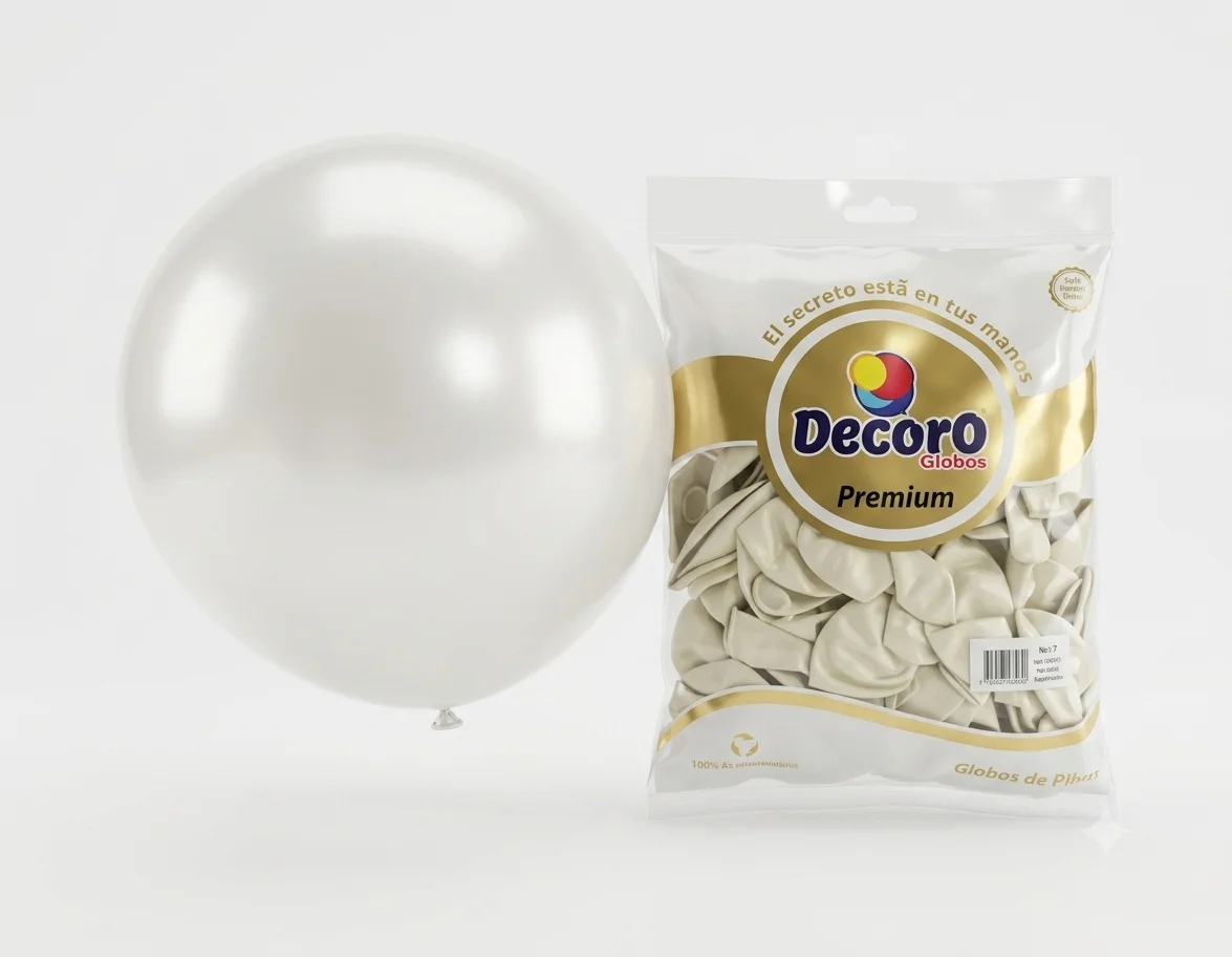 DECORO BLANCO PERLA 12"X50 PZA HIGH FASHION 3.2G