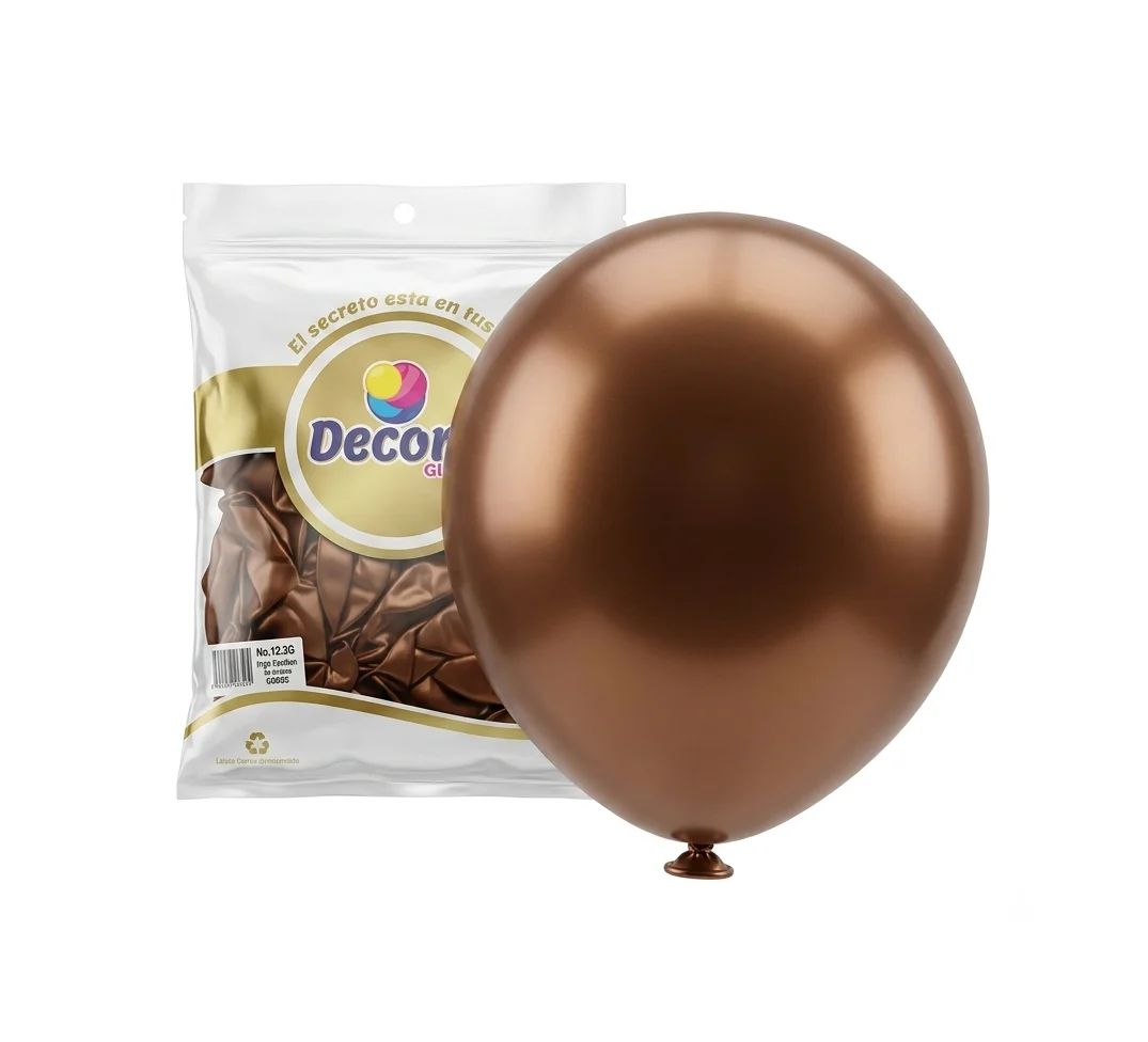 DECORO COBRE PERLADO 12"X50PZ 3.2G HIGH FASHION