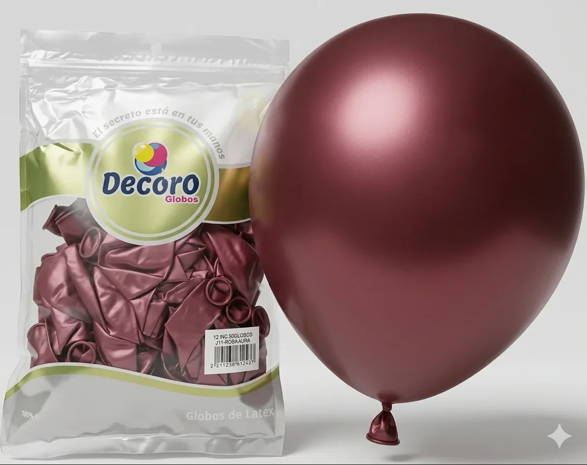 DECORO   CHROME J11 - ROSA AURA 18"X25 PZAS