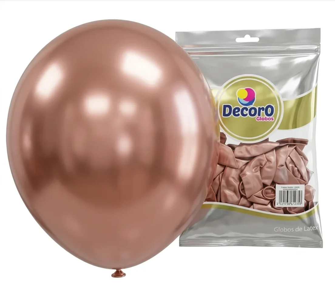 DECORO   CHROME J3 - RETRO ROSA 18"X25 PZAS