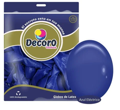 DECORO  F4-AZUL  ELECTRICO 5"X100 PZAS