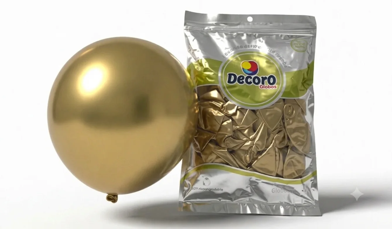 DECORO CHROME ORO FASHION 18"X25 PZAS