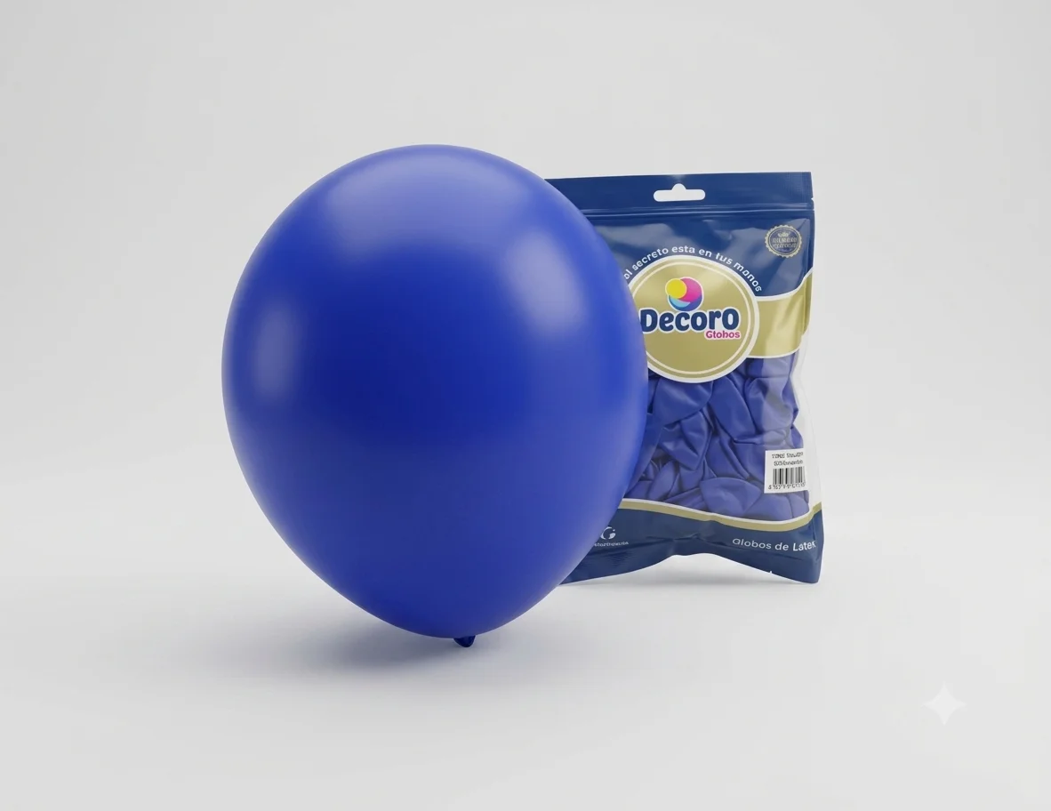 DECORO QY19-AZUL ZAFIRO 5"X100 PZAS 
