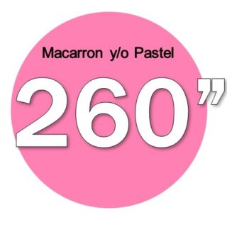 260" Macarron y/o Pastel